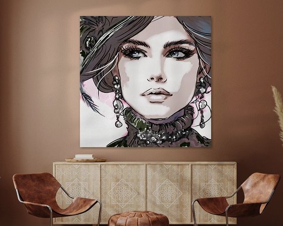 Example of the artwork in a room