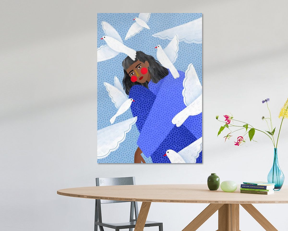 Example of the artwork in a room