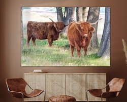 Example of the artwork in a room