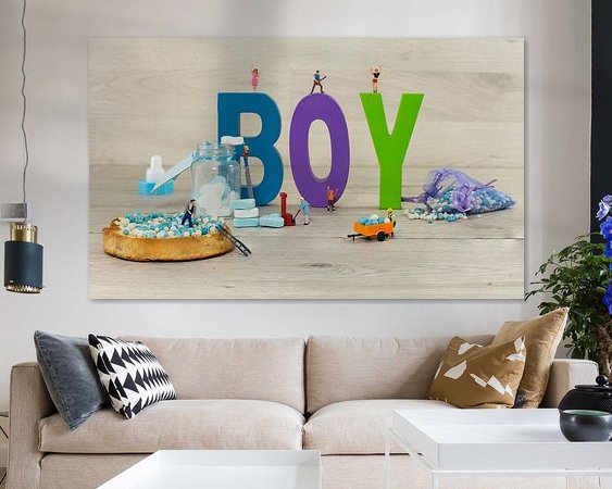 Example of the artwork in a room