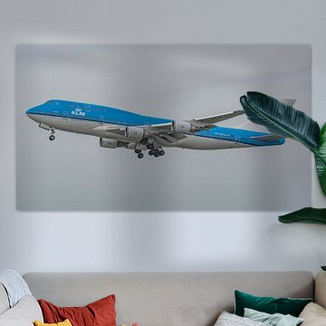 KLM Boeing 747-400 passenger aircraft. by Jaap van den Berg