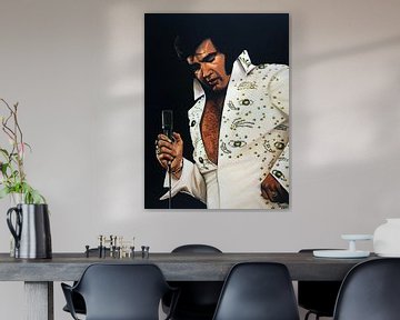 Elvis Presley Gemälde von Paul Meijering