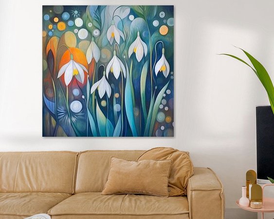 Example of the artwork in a room