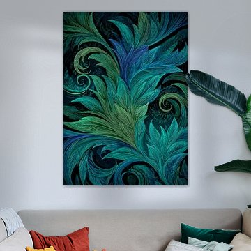 Gouden bloemversieringen