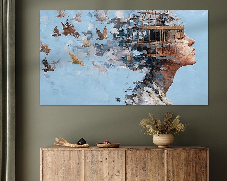 Example of the artwork in a room