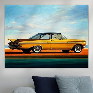 Gemälde eines Chevrolet Impala von 1959