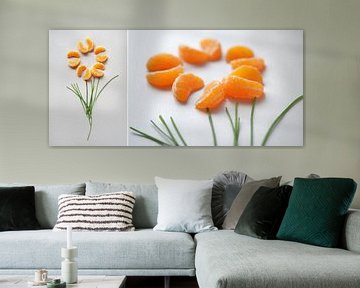 Collage Oranje Fruit