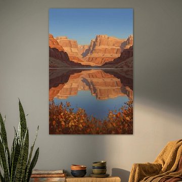 De stille echo van Crimson Canyons