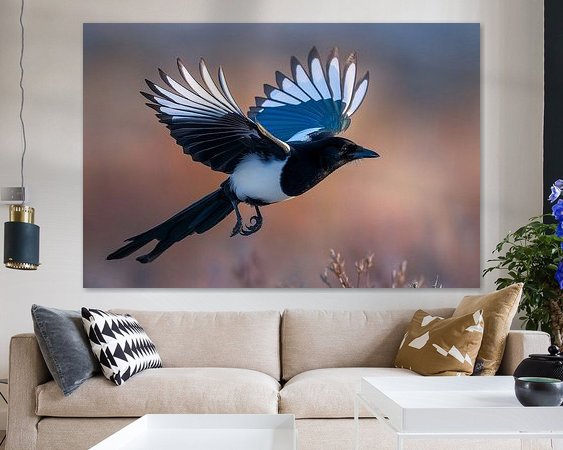 Example of the artwork in a room