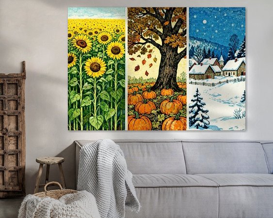 Example of the artwork in a room