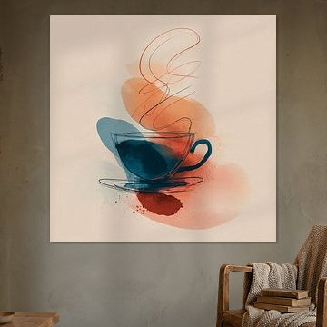 Steaming coffee cup no. 1