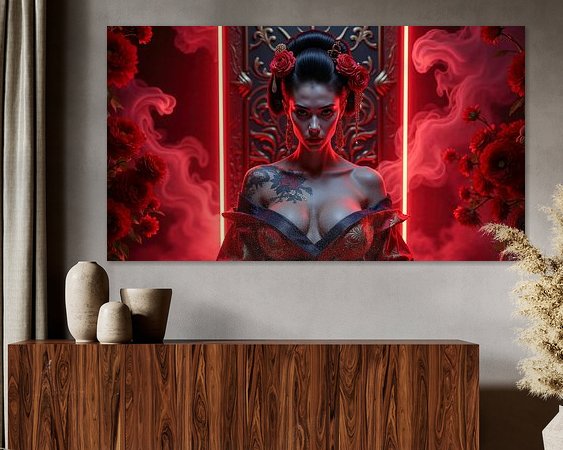 Example of the artwork in a room