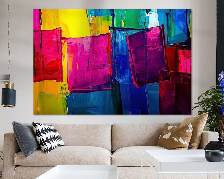 Example of the artwork in a room