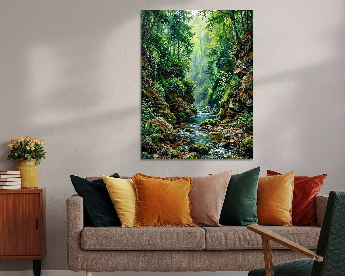 Example of the artwork in a room