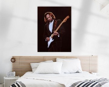 Eric Clapton schilderij van Paul Meijering