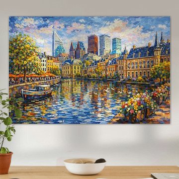 Den Haag, Nederland schilderij.