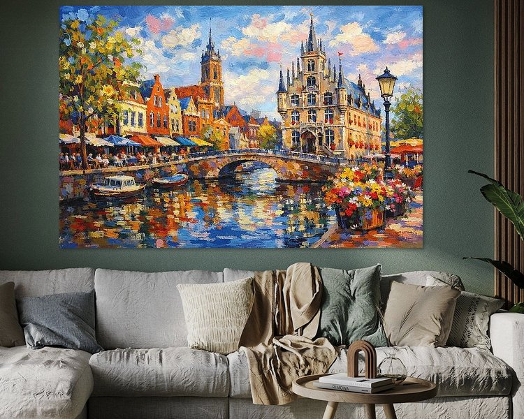 Example of the artwork in a room