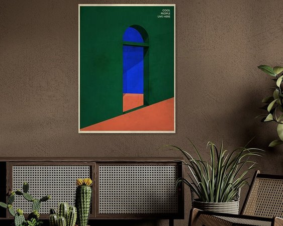 Example of the artwork in a room