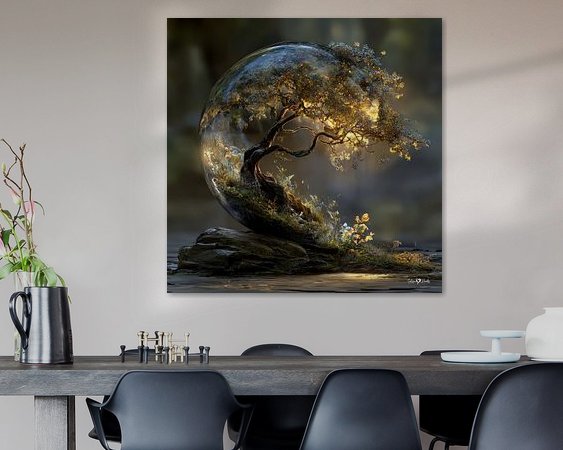 Example of the artwork in a room