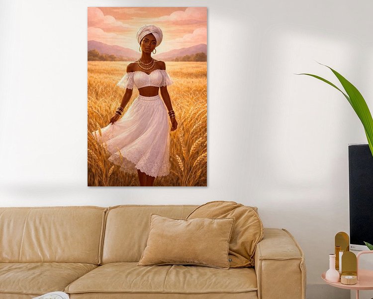 Example of the artwork in a room