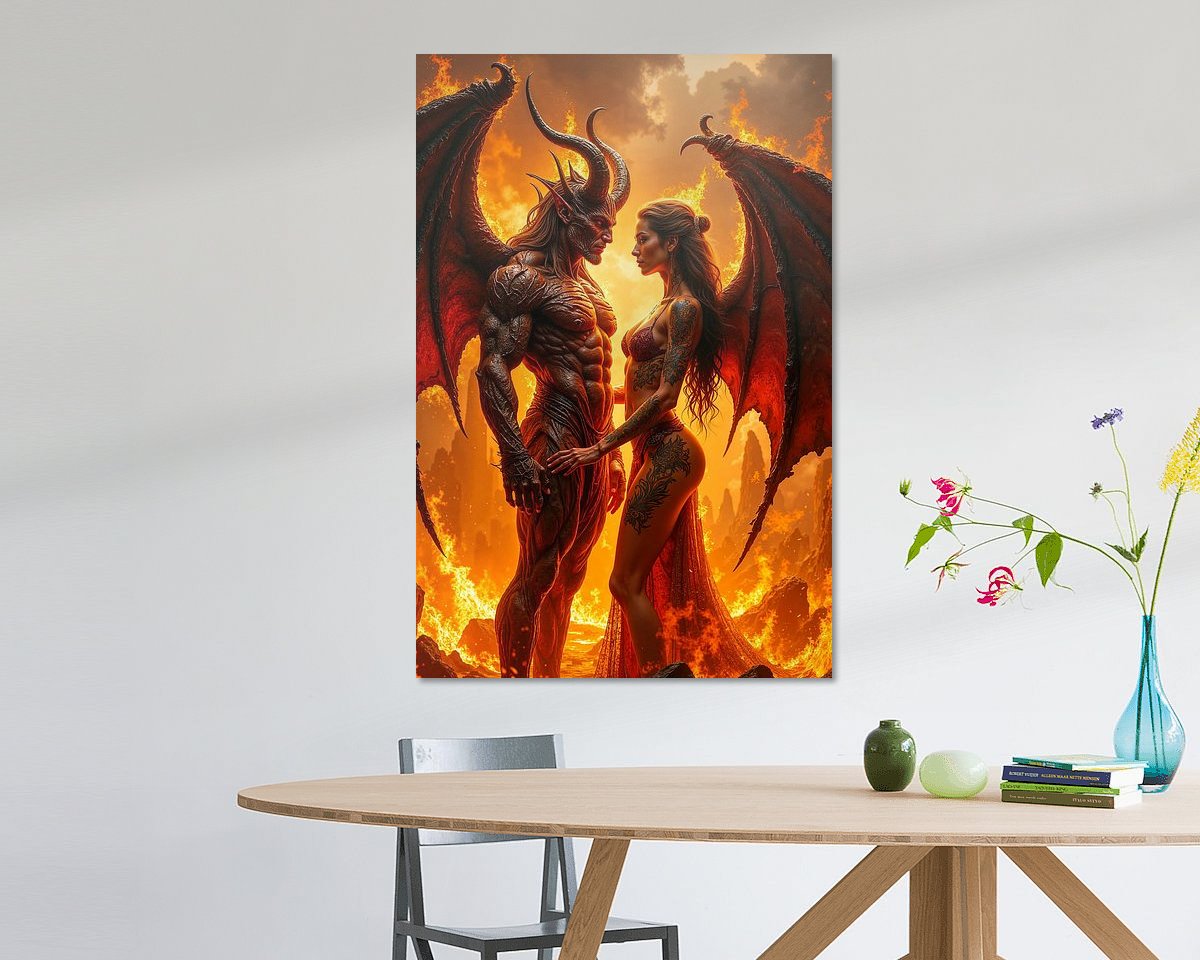 Example of the artwork in a room