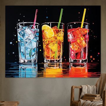 Drankjes in popart