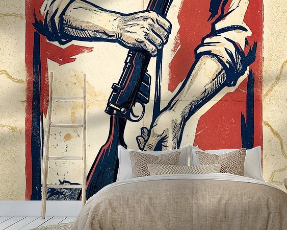 Example of the artwork in a room