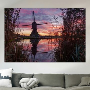 Kinderdijk, episode 9: sunset by Bfec.nl