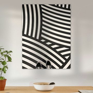 Black and White stripe by Leo