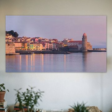 Lever du soleil à Collioure, en France