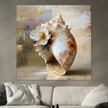 Floral Seashell