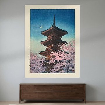 Haru No Yu, Ueno Toshogu (Frühlingsabend im Toshogu in Ueno) (1948) von Pictufy