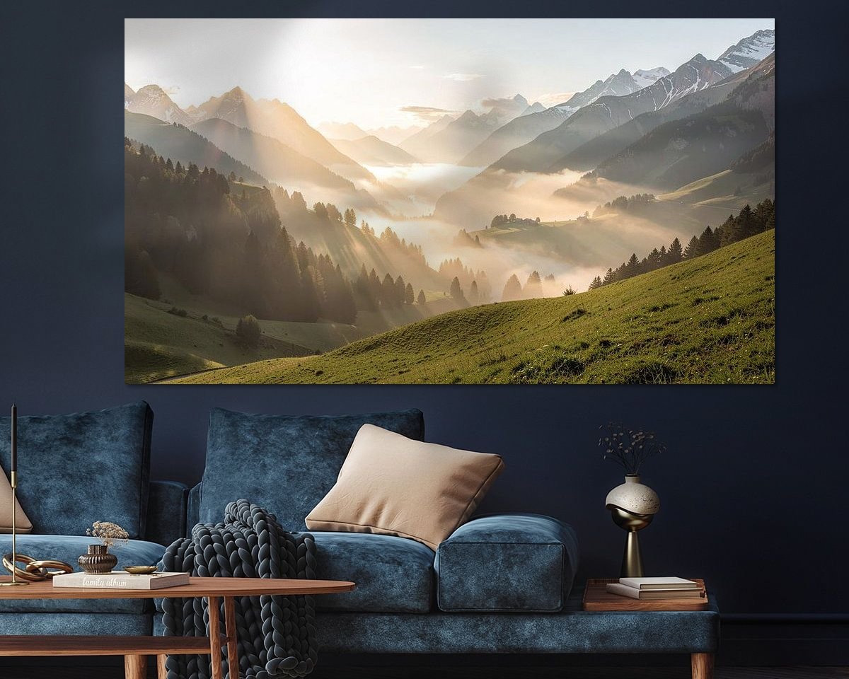 Example of the artwork in a room