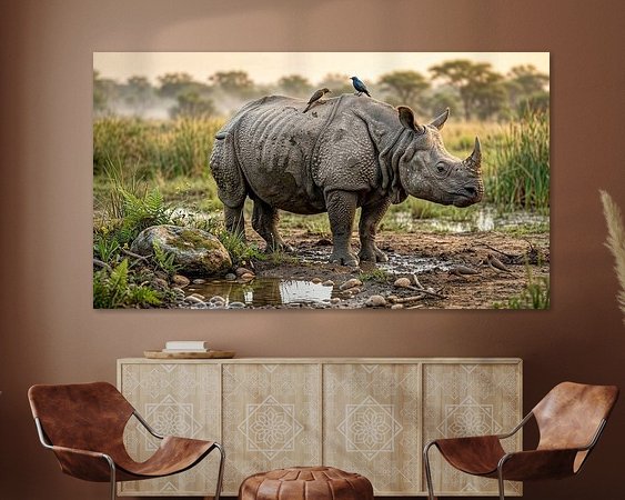 Example of the artwork in a room