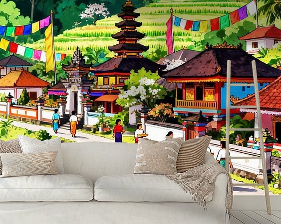Example of the artwork in a room
