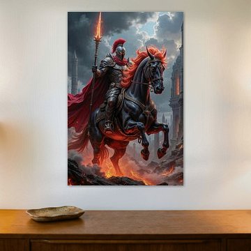 IGNYRIOS – Der Ritter mit der Feuerlanze auf seinem Pferd