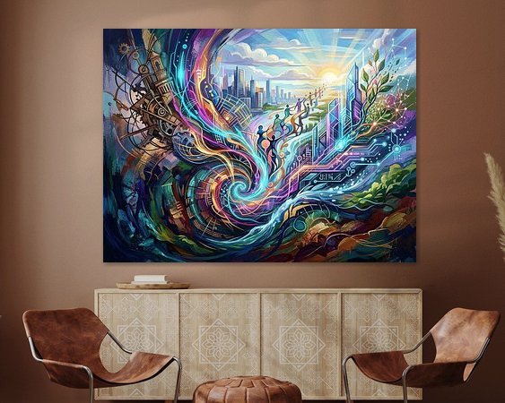 Example of the artwork in a room