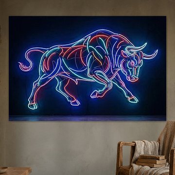 Neon-Stier von Markus Gann