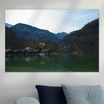 View of Lake Königsee in Bavaria