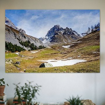 Alpe du Lauzet: the climb to the pass by Alain Gaymard