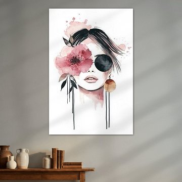 Bloem en Vrouw | Vrouw met Zonnebril