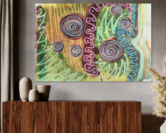 Example of the artwork in a room