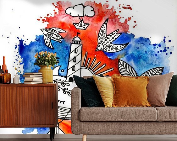 Example of the artwork in a room