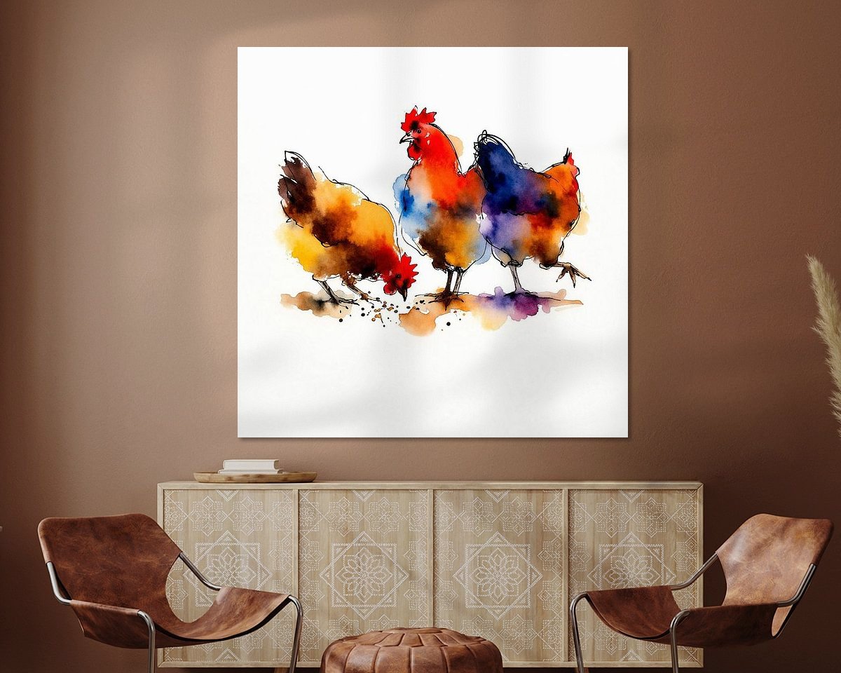 Example of the artwork in a room