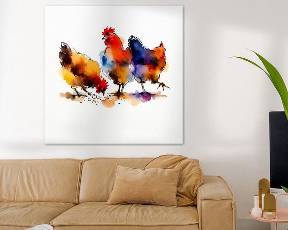 Example of the artwork in a room