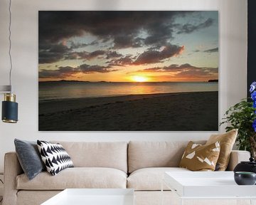 Sunset in Fiji by Chris Snoek