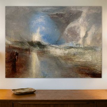 Rockets and Blue Lights to Warn Steamboats of Shoal Water, Joseph Mallord William Turner