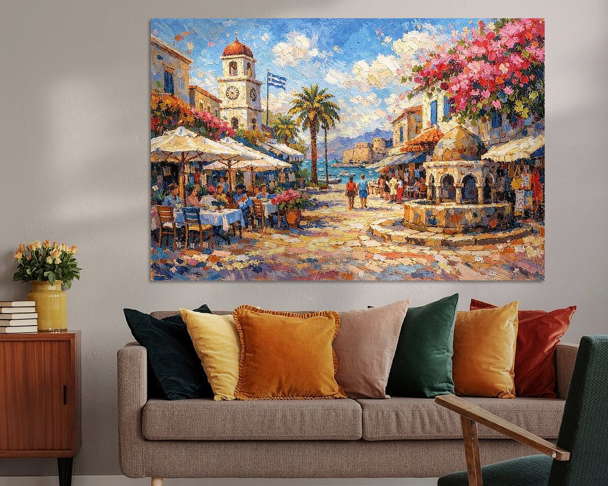 Example of the artwork in a room