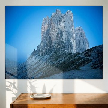 Die Ostseite der Drei Zinnen bei Nacht von t.ART