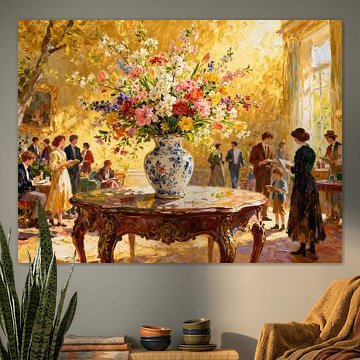 Elegantie en ontmoeting van Kristin M